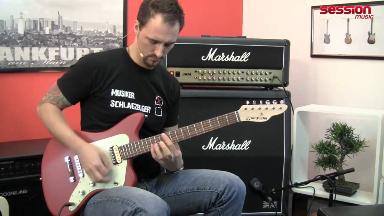 TONFUCHS GUITARS Bulldog Serie 76 Std Session Rot