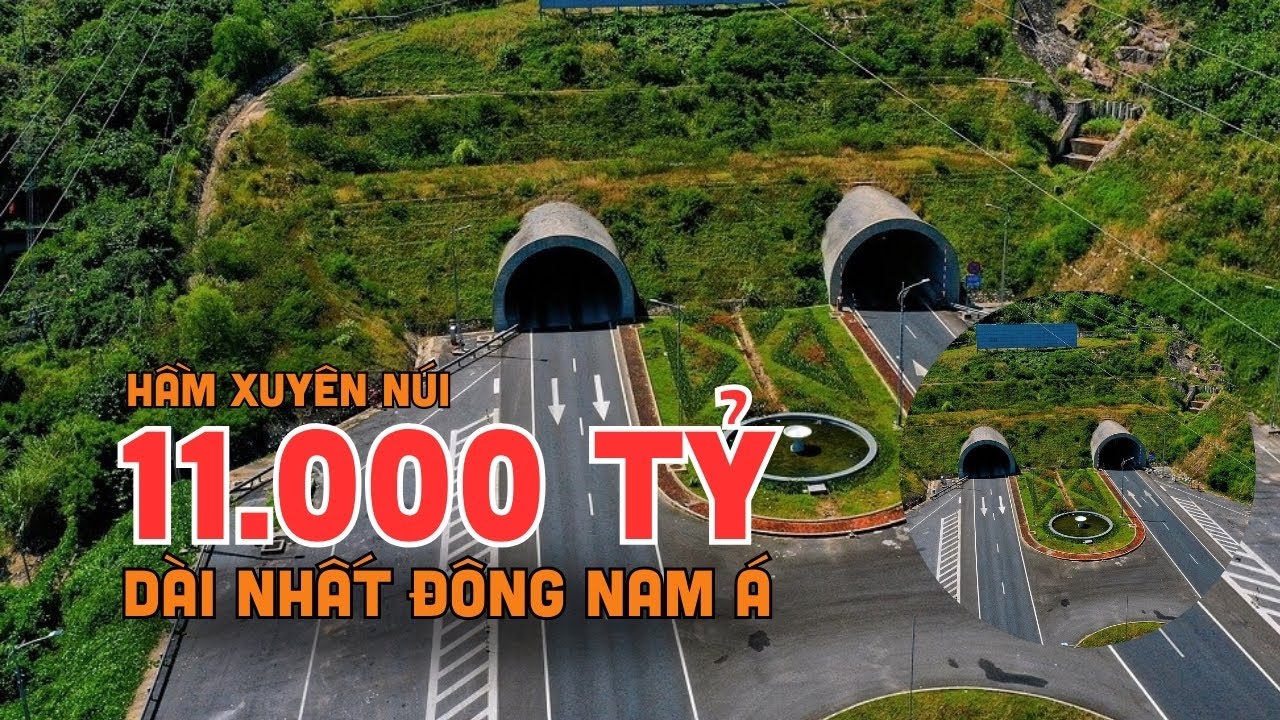 Đường hầm n&agrave;o d&agrave;i nhất Việt Nam? Top 8 Hầm xuy&ecirc;n n&uacute;i d&agrave;i nhất | toplist.vn