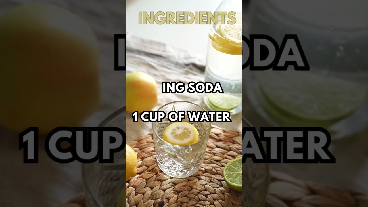 LEMON & BAKING SODA POWERFUL HEALING COMBINATION | The Detox Drink: Lemon & Baking Soda