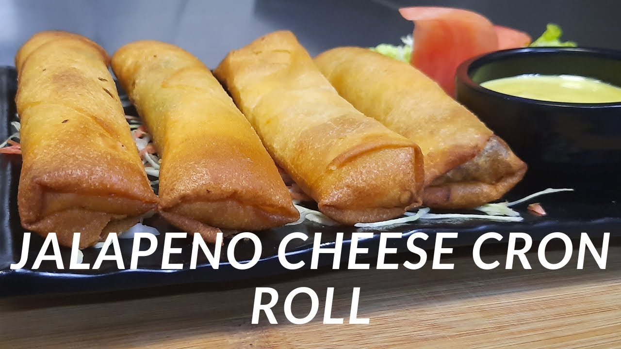 Jalapeno Cheese Corn Roll | एलापीनो चीज़ कॉर्न रोल | How To Make Jalapeno Cheese Corn Roll At Home
