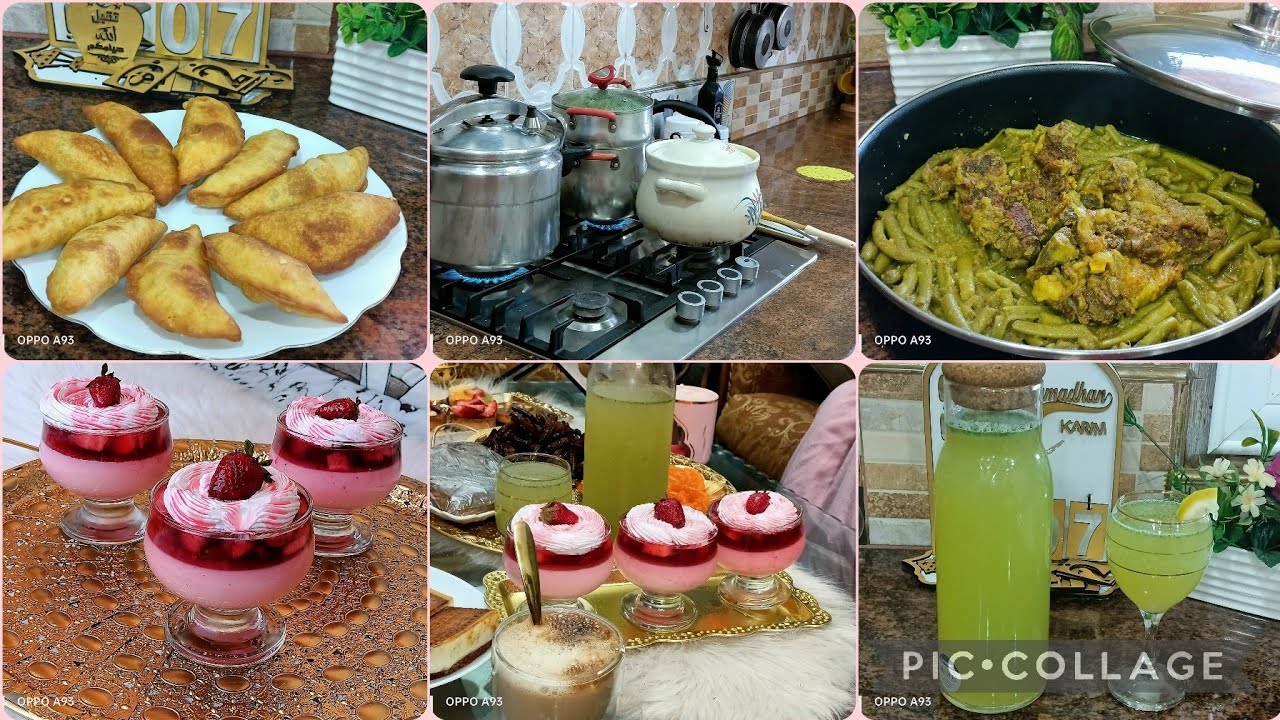 وصفات رمضان 🌛 لوبيا صوتي بدون طماطم/تحلية راقية بالفرولة 🍓بوراك بالعجينة ساهلة #رمضان_يجمعنا