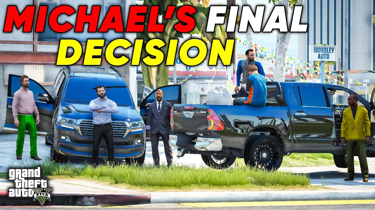 MICHAEL'S FINAL DECISION IS HERE | GTA 5 | Real Life Mods #504 | URDU |