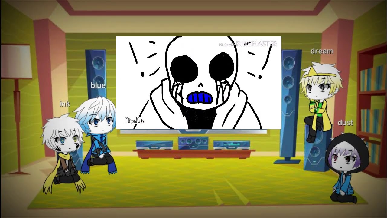 undertale + aus sanses reacts to error meets error 404