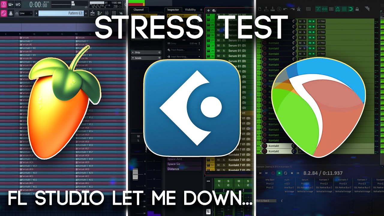FL STUDIO vs CUBASE vs REAPER | MUSIC PRODUCTION DAW TEST