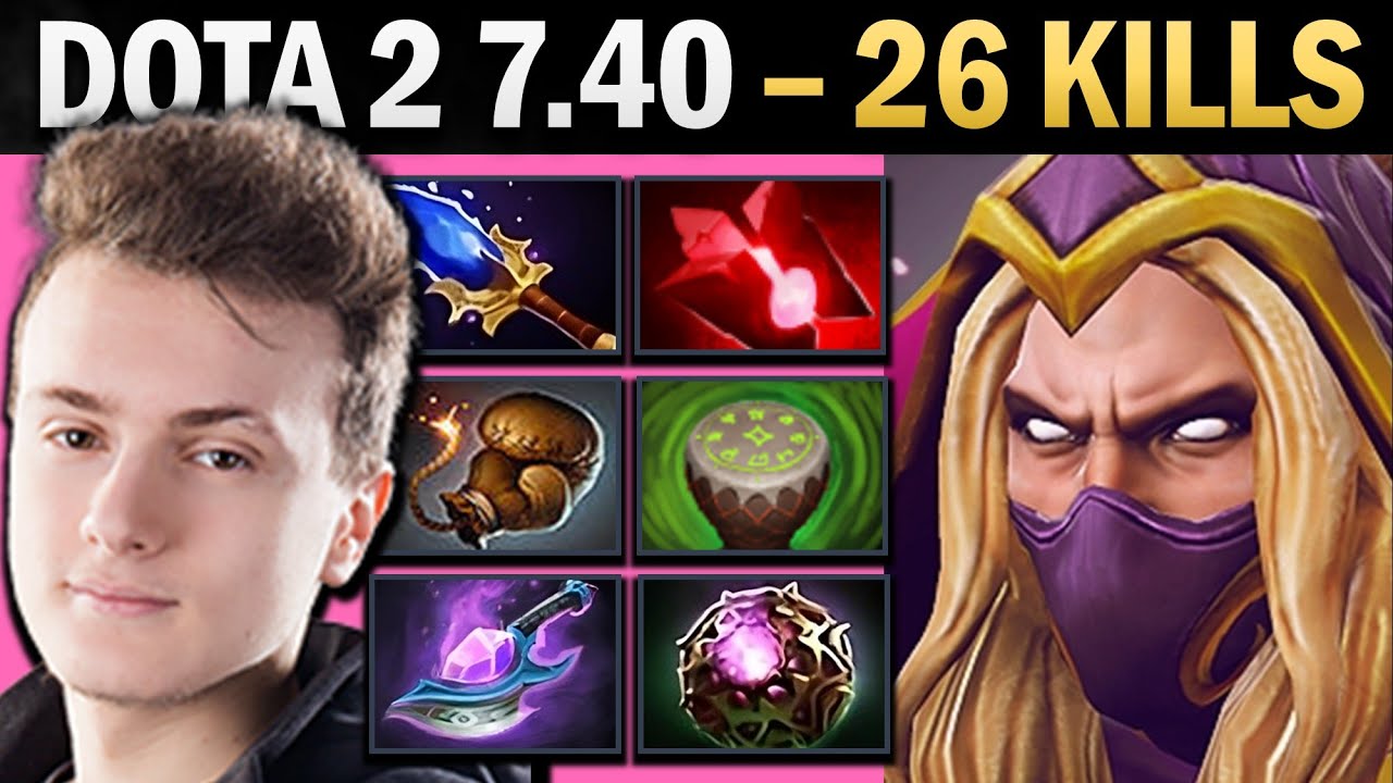 Invoker Pro Mid with 26 Kills and Bloodstone - Dota 2 Gameplay