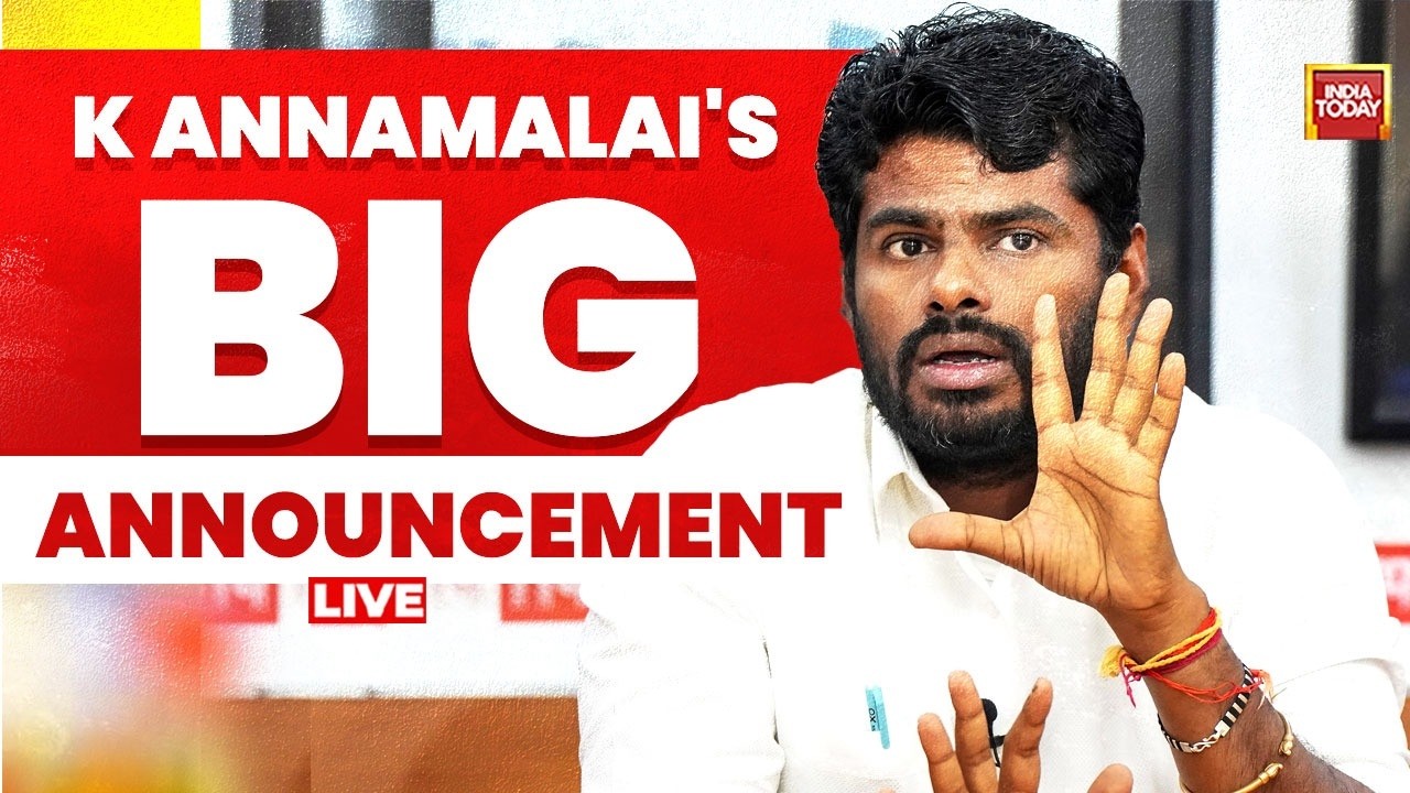 LIVE: Annamalai Starts New Political Movement | Annamalai Quits BJP | Anna Appeals To Tamil Youth
