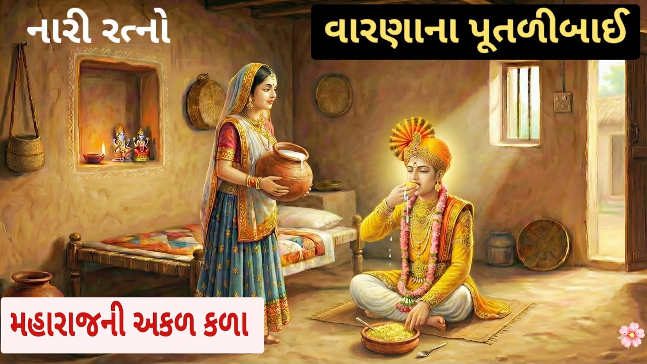  નારી રત્નો વારણાના પૂતળીબાઈ જેને ખીચડી ખાતાય નથી આવડતું તે અનંતના કલ્યાણ કેવી રીતે કરશે? Nari ratno