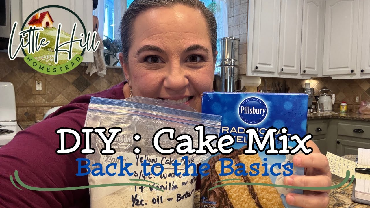 DIY:CAKE MIX in bulk. Shelf stable cake mix with ingredients you already have. Don't buy it, make it