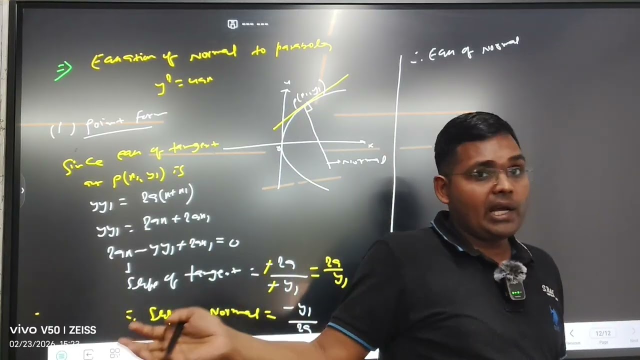 Parabola Lecture 2, class 11