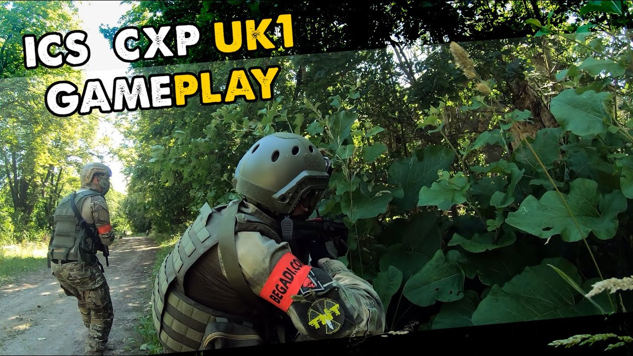 AIRSOFT GAMEPLAY: ICS CXP UK1 Transform 4 Gameplay in Meissen