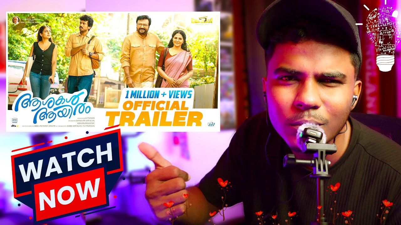 Ashakal Aayiram (2026) Trailer Reaction 🤩 | Jayaram & Kalidas Jayaram | Malayalam Movie 2026