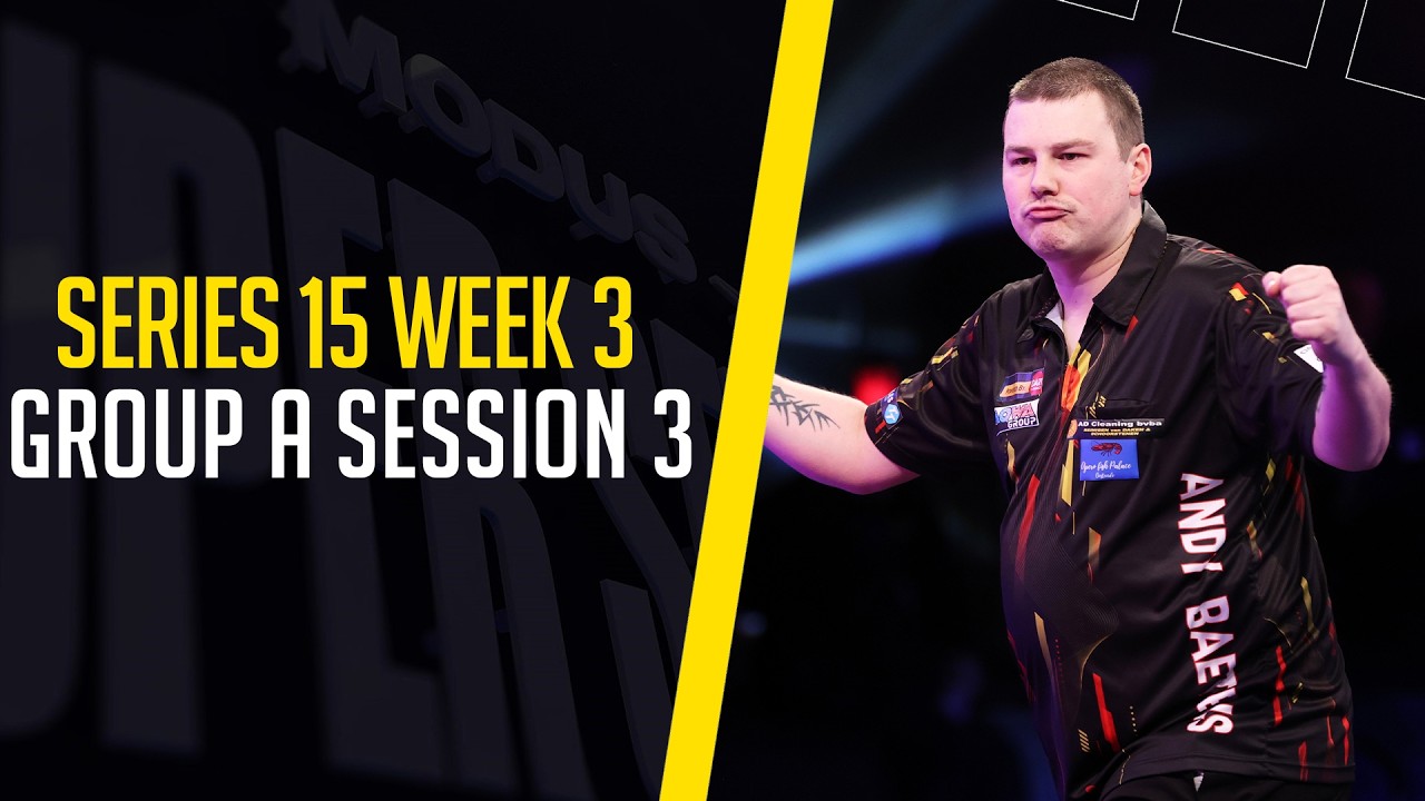 A BATTLE FOR TOP SPOT!!⚔️🎯  | Live Darts |  Series 15 Week 3 | Group A Session 3