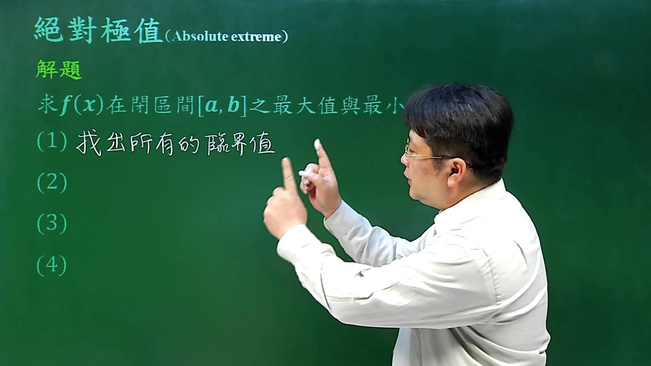 絕對極值-01絕對極值