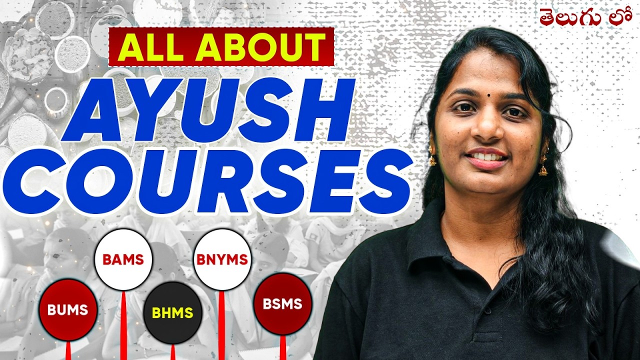 All About AYUSH Courses 2026 😱 | BAMS, BHMS, BUMS, BSMS Complete Guide | PW NEET Telugu