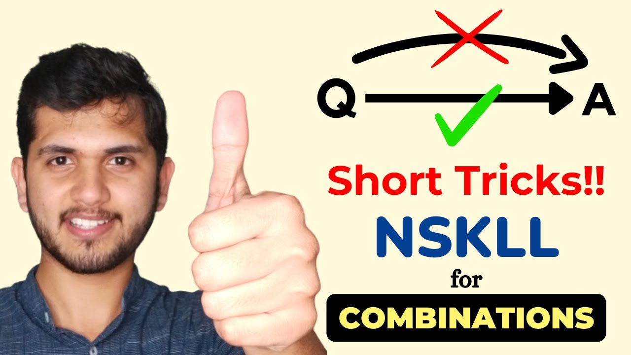 Short Tricks to find Combination | NSKLL | Permutations and Combinations | Aptitude Test Preparation