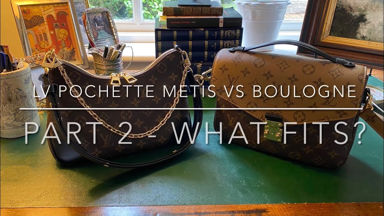 Louis Vuitton Pochette Metis vs Louis Vuitton Boulogne Bag - what fits?