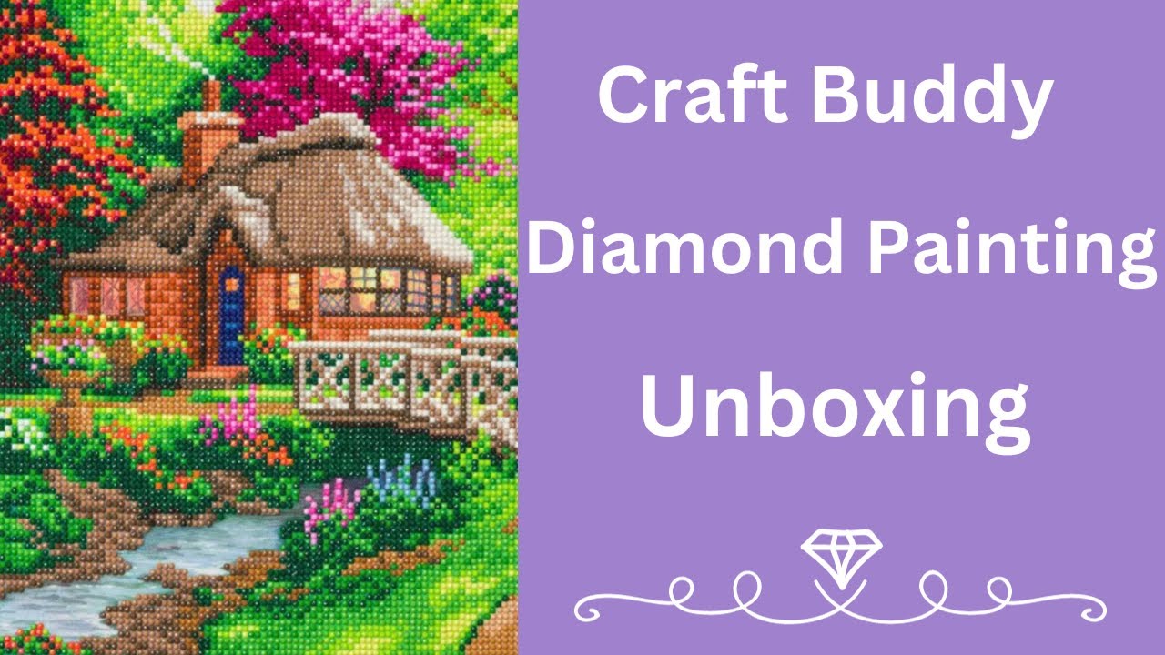 Craft Buddy Diamond Painting Unboxing - New To Me Company