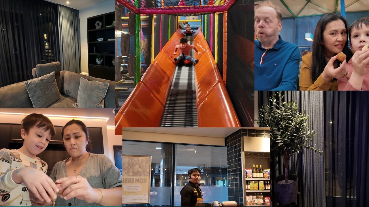 Spend Sunday with us! Pu,unta sa Indoor playground! Grocery haul and baked Salmon for dinner!