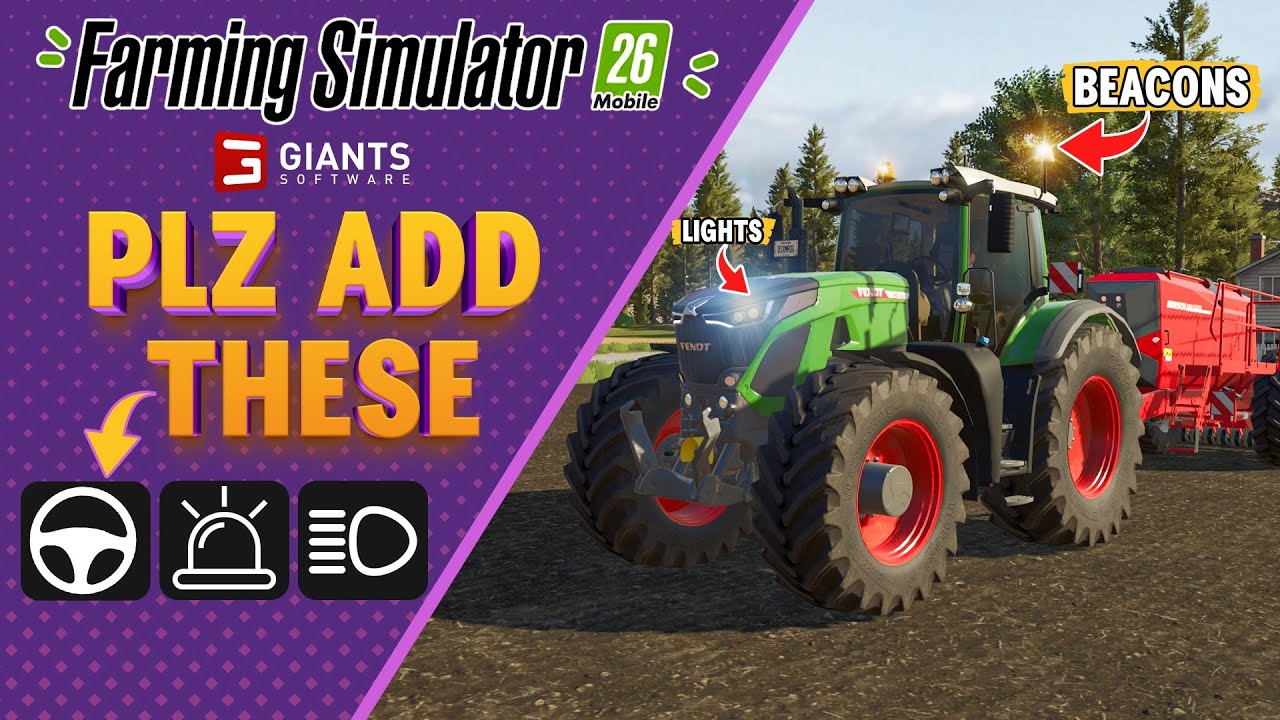 5 вещей, которые мы отчаянно хотим увидеть в Farming Simulator 26!