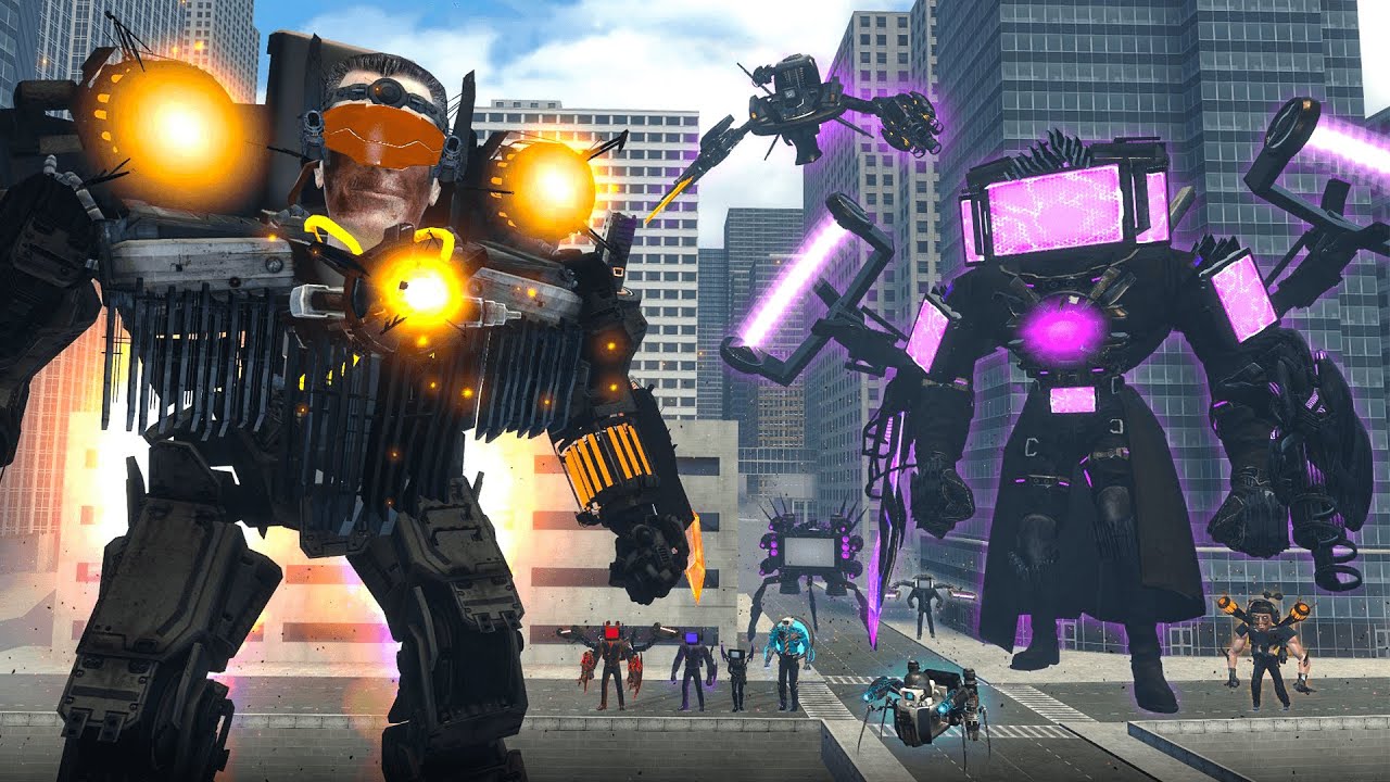 NEW ASTRO TITAN G-MAN VS TITAN TV MAN WITH ASTRO UPGRADES! - Skibidi Toilet In Garry's Mod
