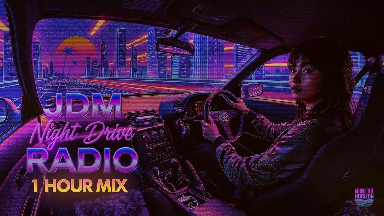 JDM Night Drive 🌃 Nissan Skyline GT-R R32 | 1 HOUR Retrowave Mix with Ren Tsukino