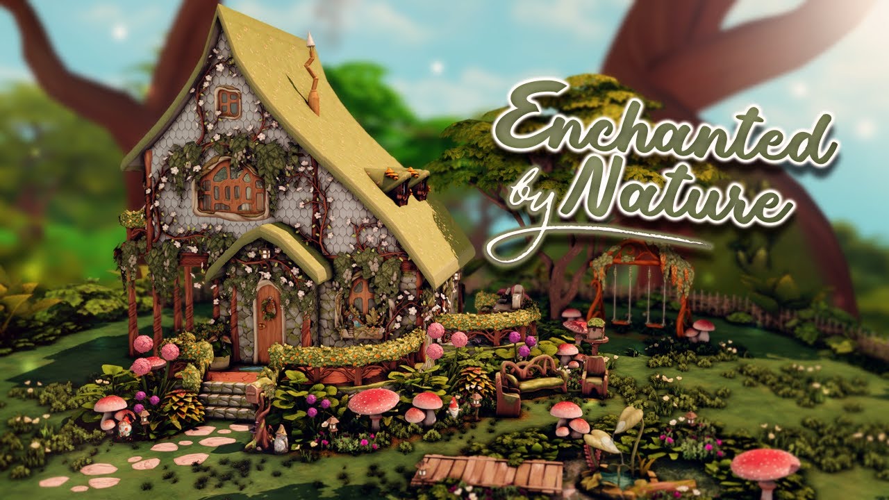 Earth Fairy House 🍄🍃 ~  Enchanted by Nature Speed Build
