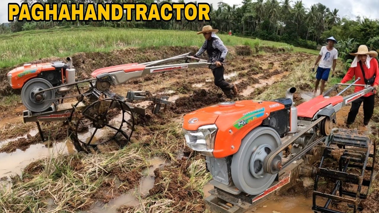 Pagbabasag ng lupa sa palayan ni utol Anthony.
