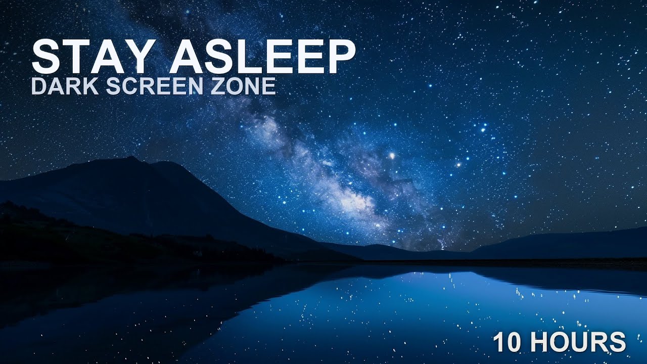 Black Screen Sleep Music (10 Hours) • Sleep Through The Night | Stay Asleep All Night