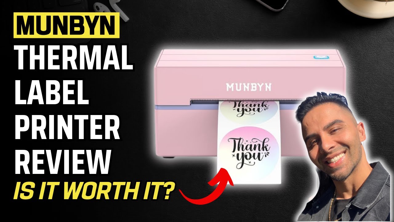 MUNBYN Best UNDER $100 Shipping Label Printer Review: Wireless, Bluetooth and Easy to Use & Setup!