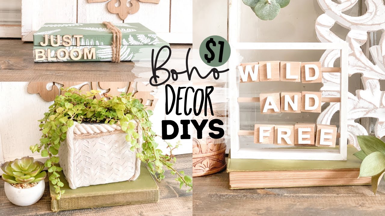 Budget Friendly Boho Decor DIYs | Ashleigh Lauren