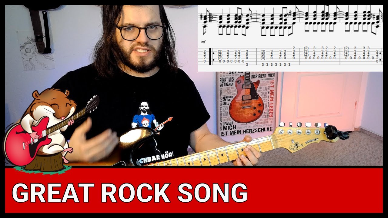 Three Chords - Goodbye June, Hauptriff (Schwierigkeit 5/10) Gitarre lernen