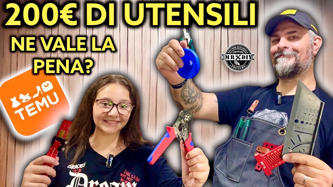 200 euro per una valanga di attrezzi su TEMU. Conviene? Utensili e attrezzi per fai da te. No Lidl