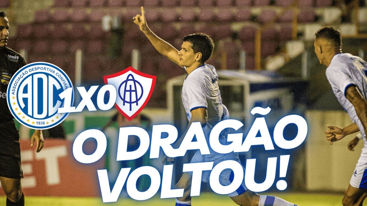 CONFIANÇA 1 X 0 Itabaiana - Dragão evolui e volta ao Campeonato!