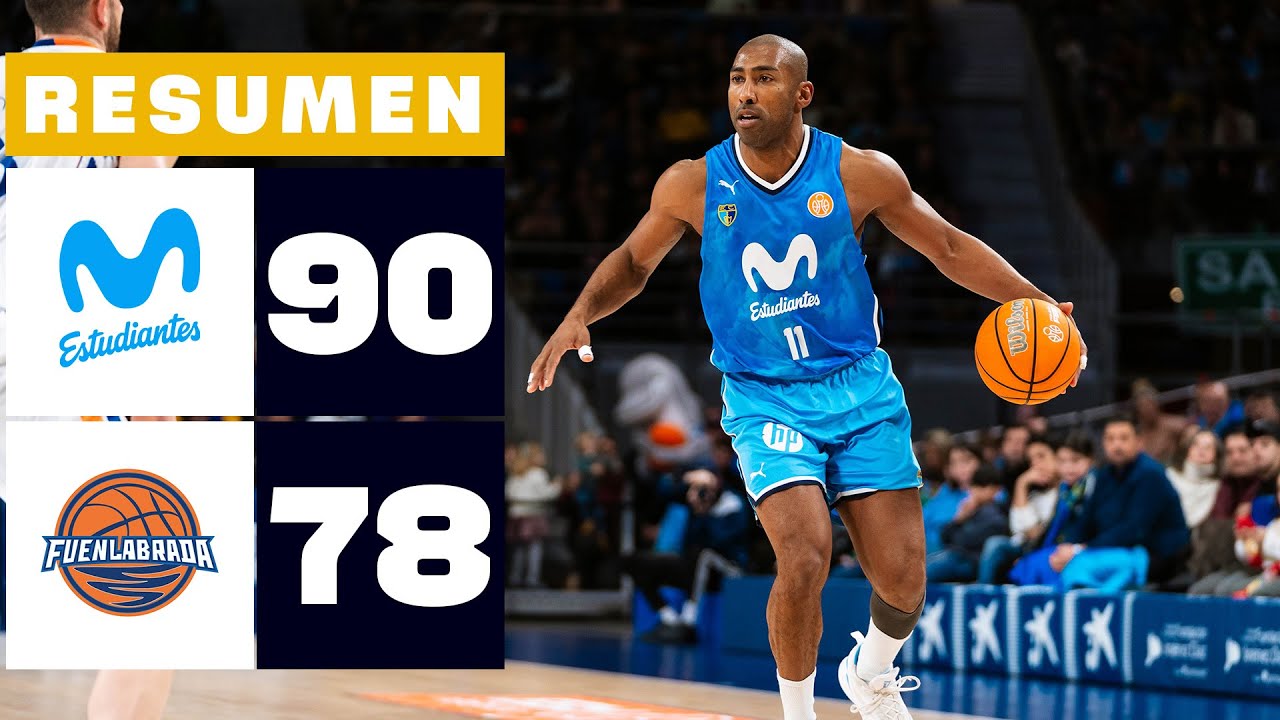 MOVISTAR ESTUDIANTES 90-78 FLEXICAR FUENLABRADA | RESUMEN PRIMERA FEB