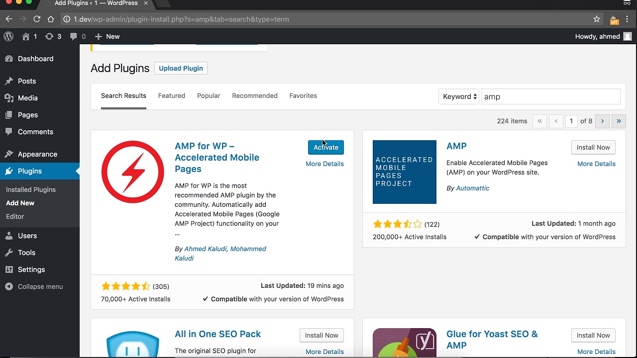 AMP for WP Installation Guide