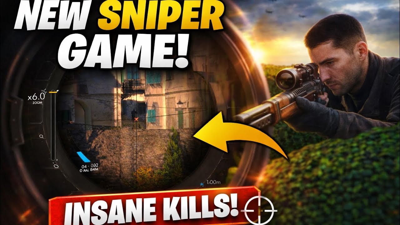 NEW SNIPER GAME ! 🔥| SNIPER ELITE 4 |