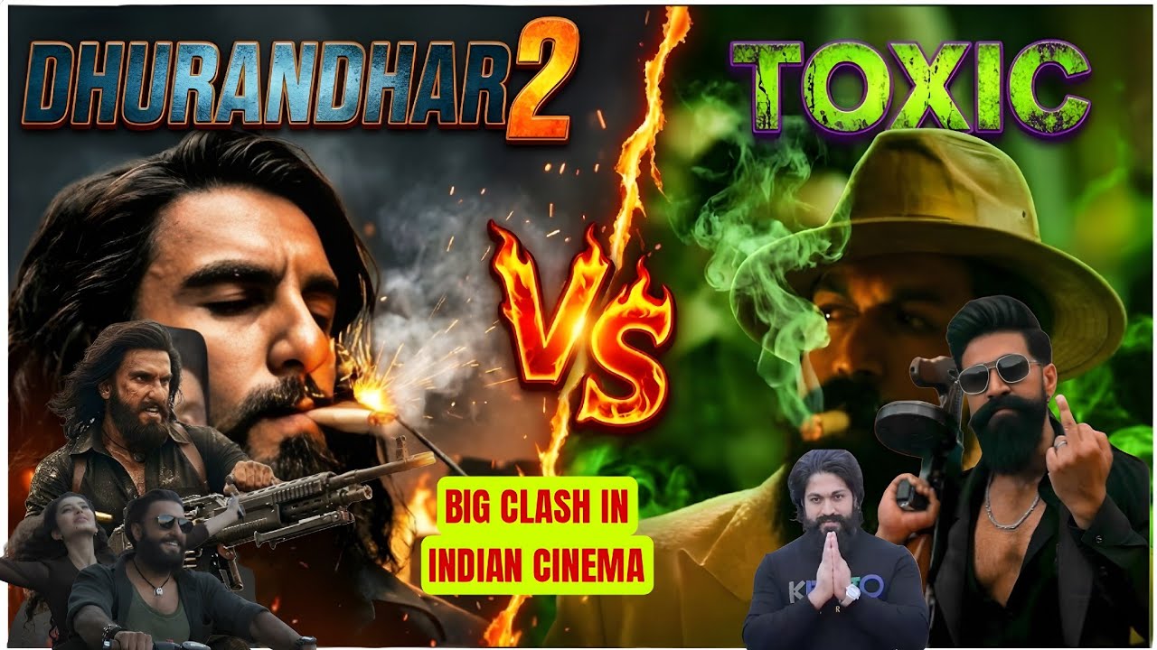 Dhurandhar 2 vs Toxic Full Comparison | Biggest Indian Cinema Clash 2026 | Yash vs Ranveer Epic