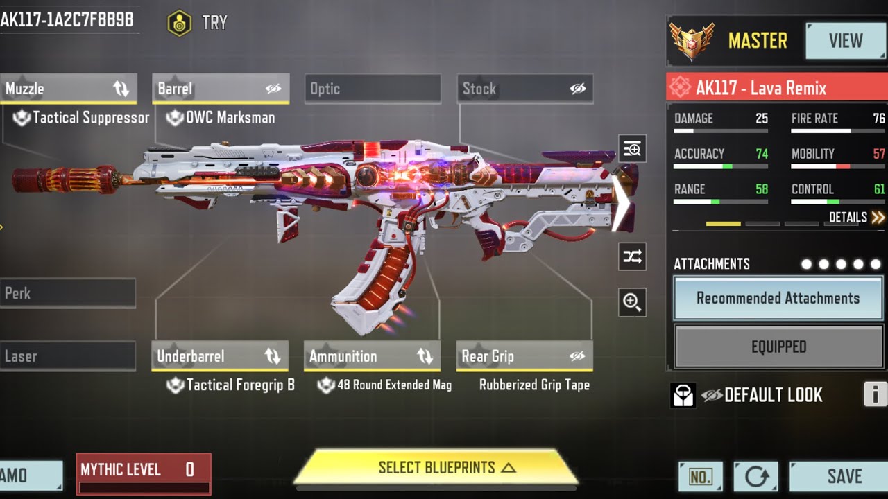 Finally the free Mythic Ak117 lava remix…….#codm #codmobile