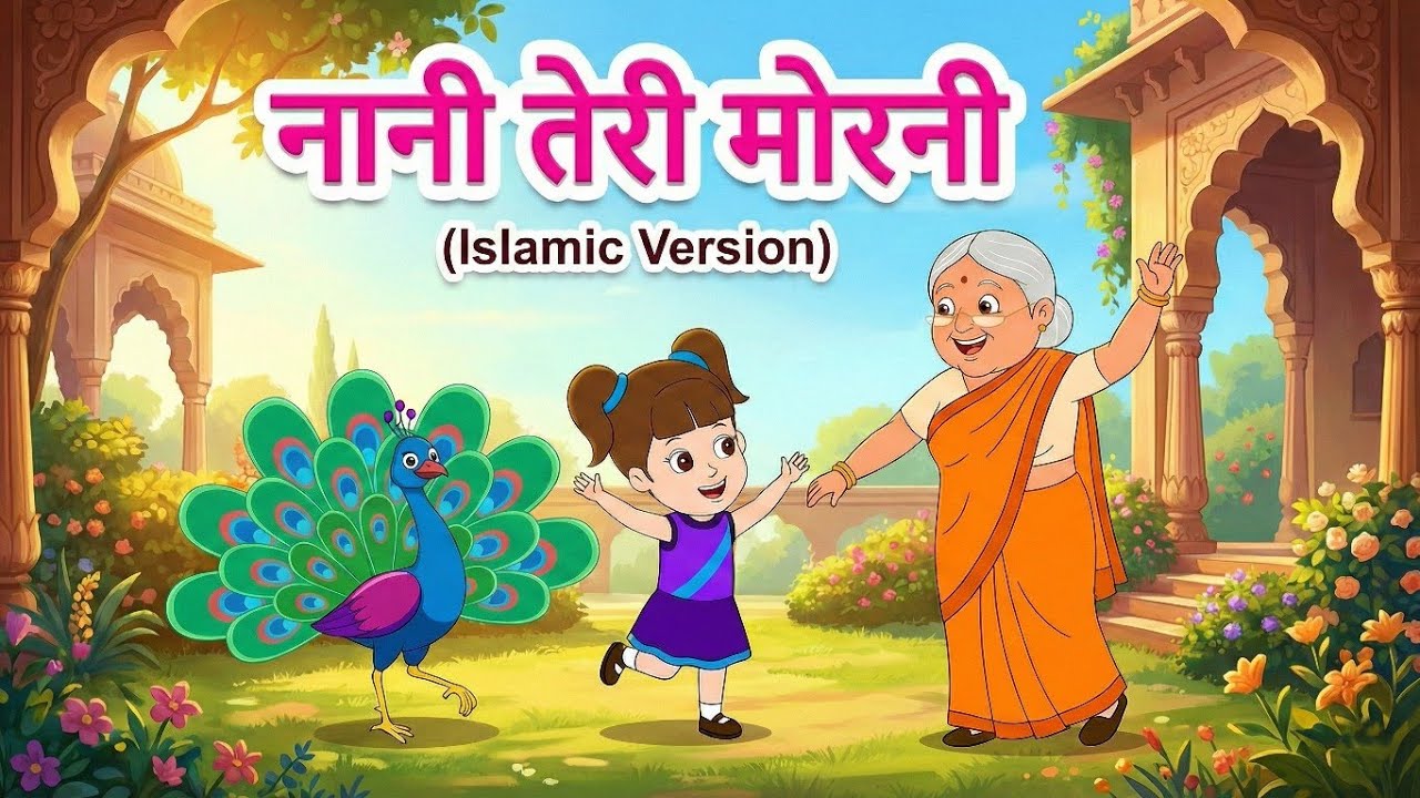 Nani Teri Morni 🦚✨– A Fun Islamic Kids Story Song (official) | 9toonislamic 