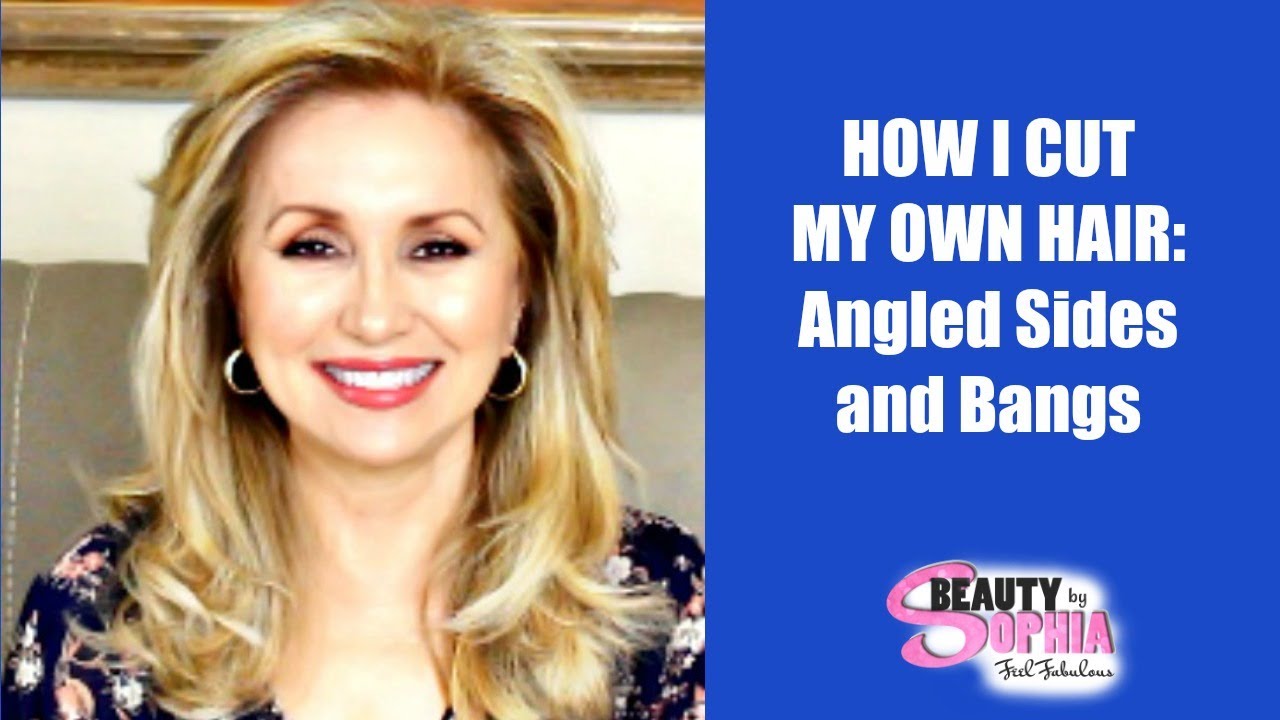HOW I CUT MY OWN HAIR | BANGS & ANGLED SIDES #DIY #haircut