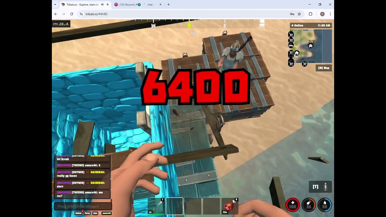 TRIBALS IO | Decay Raid in whitelist l GG 🔥 Base l