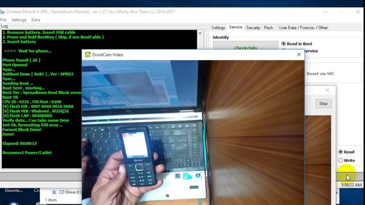 Q MOBILE K160 FLASH-SPD Boot Key-Easy
