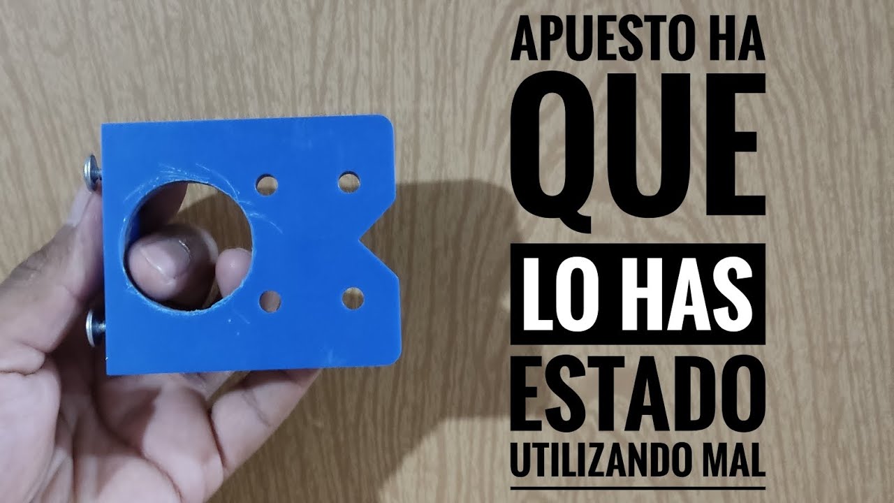 La mejor plantilla para instalar bisagras bidimensionales, pero no sabías cómo utilizarlo.