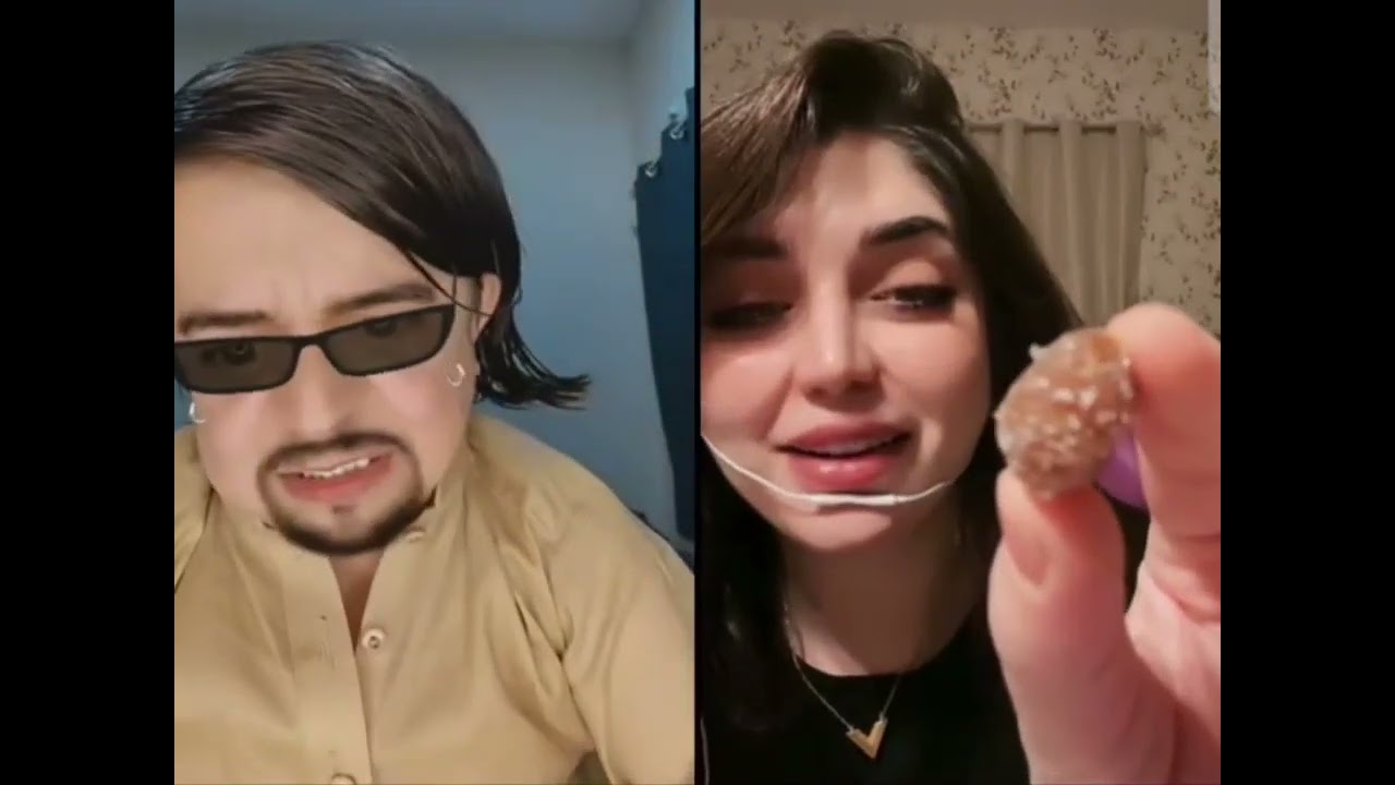 Waseem and Marmar funny entertaining tiktok live video
