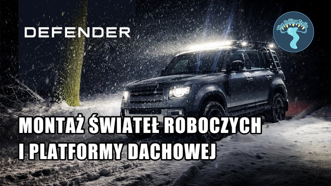Koniec z parkingami podziemnymi? Thule Caprock i dodatkowe światła w Defenderze