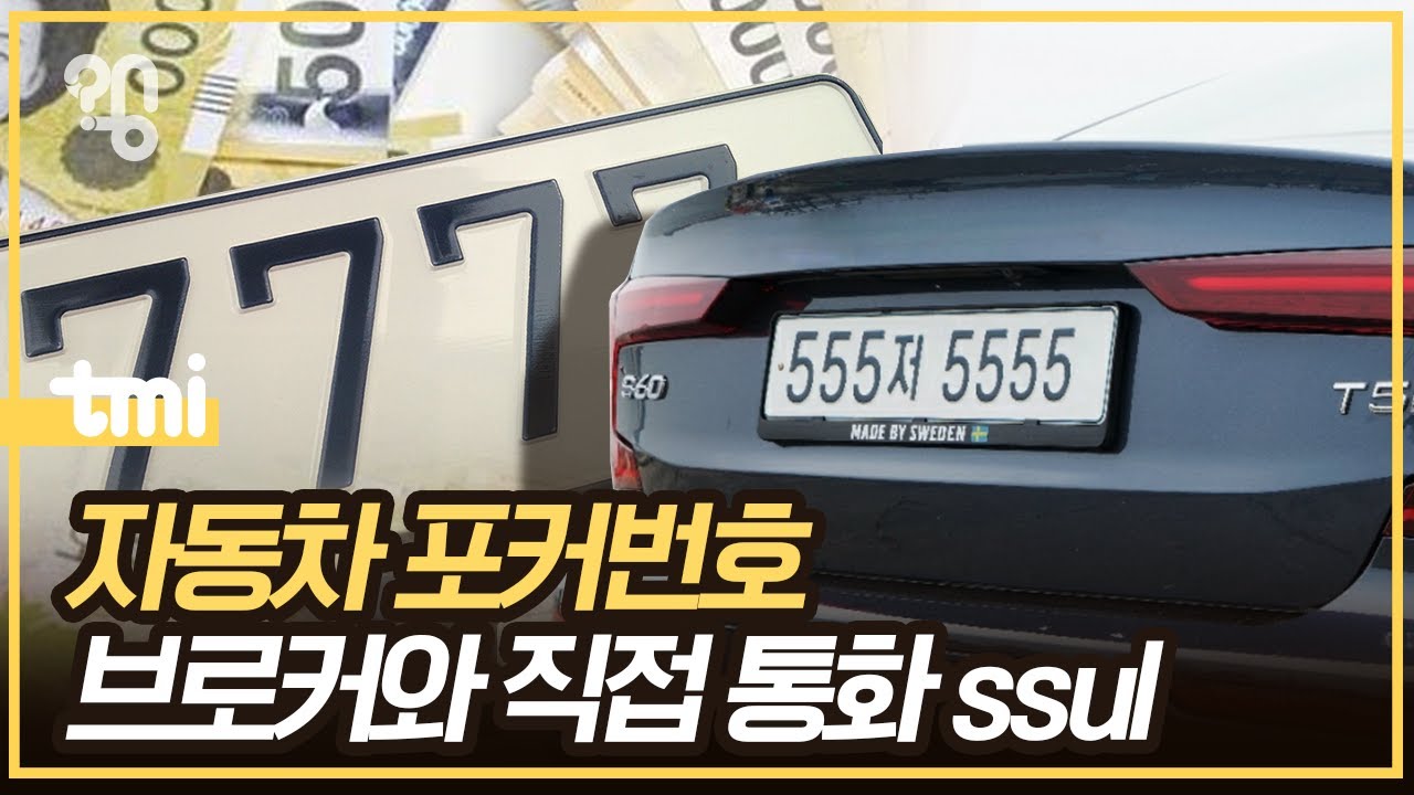 자동차 번호판 끝자리 ‘1111’ ‘2222’  골드번호 어떻게 받는 걸까?