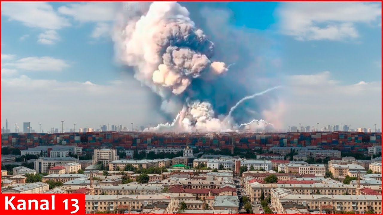 Украинская армия нанесла удары по контейнерам с 6000 российскими беспилотниками на территории Рос...