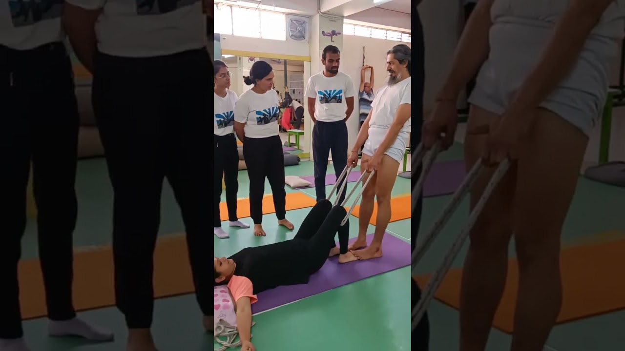 Rope therapy for knees at 