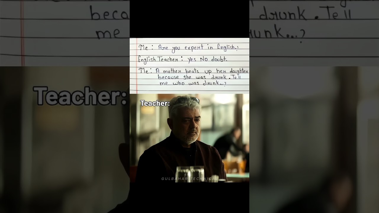 Even English Teacher Got Confused by One Simple Sentence! 🧠🥴