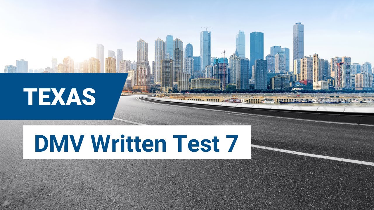 2024 Texas DMV Written Test #7